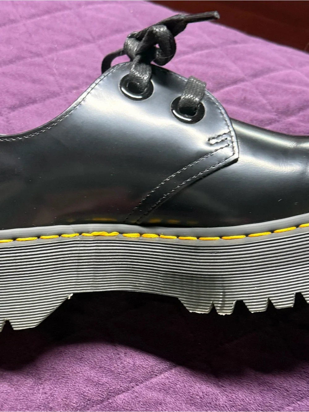 Dr. Martens  1461 SMOOTH LEATHER PLATFORM SHOES